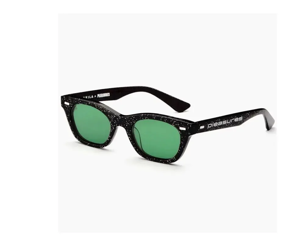 AKILA x PLEASURES Black Speckled UV Tinted Sunglasses Unisex Eyewear